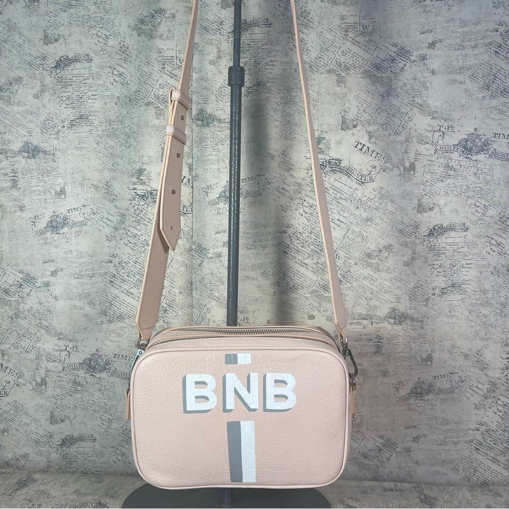 Leatherology Meadow Double Zip Camera Bag Rose Pebbled Full Grain Leather